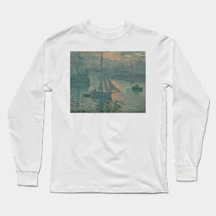 Sunrise (Marine) by Claude Monet Long Sleeve T-Shirt